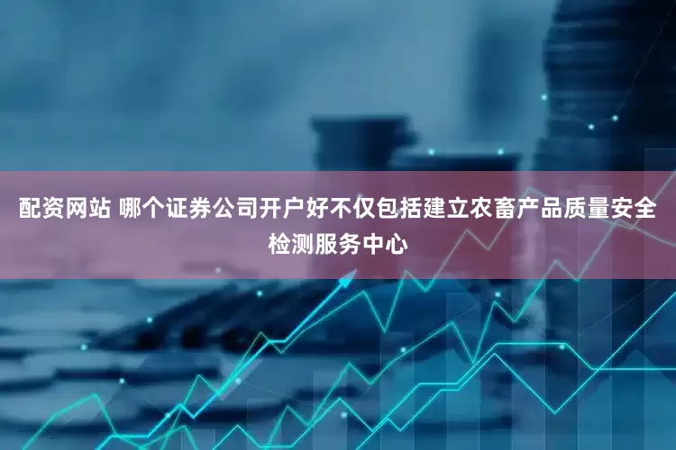 配资网站 哪个证券公司开户好不仅包括建立农畜产品质量安全检测服务中心