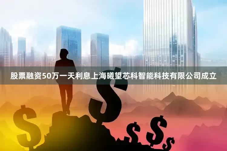 股票融资50万一天利息上海曦望芯科智能科技有限公司成立